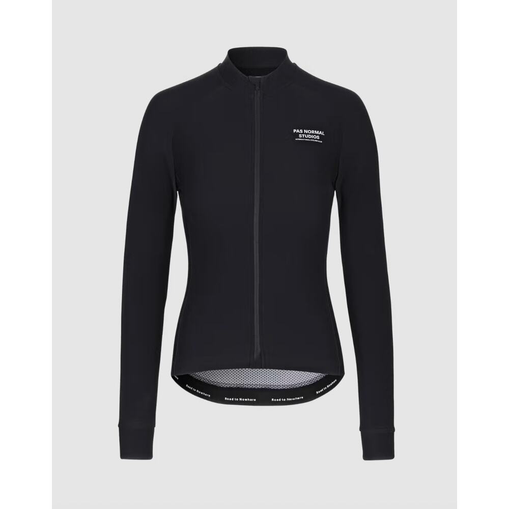 PAS Normal Studios Women's Black Long-Sleeve Cycling Jersey